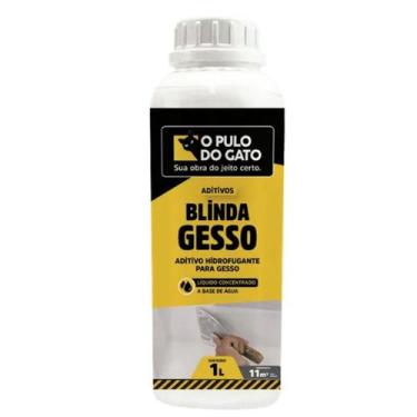 Imagem de Aditivo Hidrofugante Para Gesso Anti Mofo Blinda Gesso 1L - Pulo do Ga
