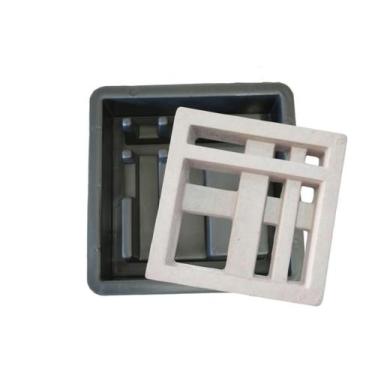 Imagem de Molde Elemento Vazado Cobogó 30x30x9 Trançado - GME Formas