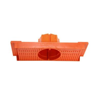 Imagem de Caixa Luz Suporte P/ Laje Octogonal 27, 30cm Plasled Laranja