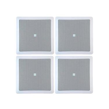 Imagem de Kit 4 Caixas de Embutir JBL 6CO1Q Arandelas Quadradas