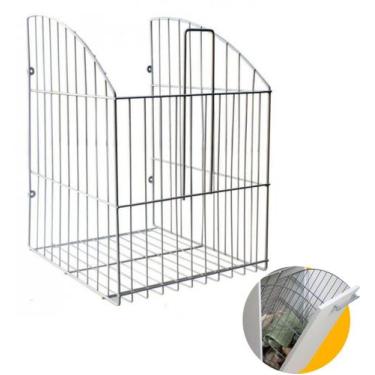 Imagem de Tulha Basculante 30 Cm Cromada Para Embutir No Armário - Bredal, Arame