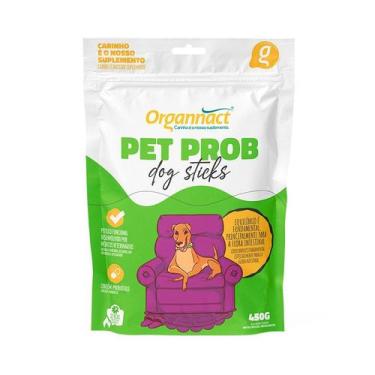 Imagem de Suplemento Organnact Pet Prob Dog Sticks para Cães - 450g