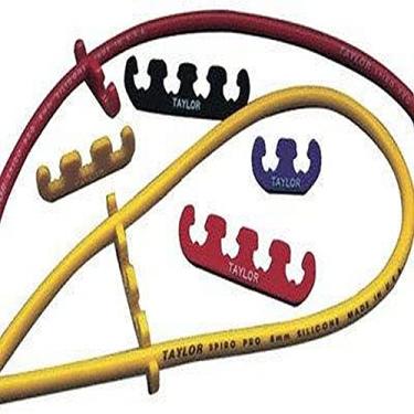 Imagem de Taylor Cable 42701 Suporte de montagem horizontal preto para separadores de fio estilo grampo - Pacote com 4