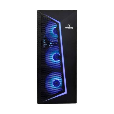 Imagem de Gabinete Gamer Concórdia Storm X360 Rgb Com Fans e Fonte 500w 80 Plus Automática