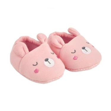 Imagem de Pantufa Bebê Urso Rosa 18 a 24 Meses 17016 - Buba