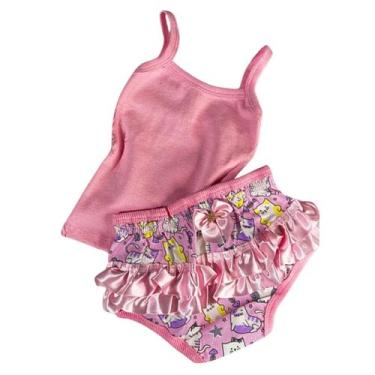 Imagem de Conjunto Bebê Menina Blusa Calcinha Bunda Rica 3 a 12 Meses - Divina B