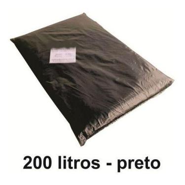Imagem de 15 Kg Saco De Lixo 200 Litros Preto 200l Reforçado 0,2 Micra - HIGIPAC