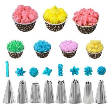 Imagem de 14 Pçs / Set Kit De Decoração De Bolo Conjunto De Ferramentas De Confe