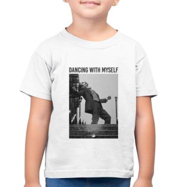 Imagem de Camiseta Algodão Infantil Dancing with myself - Foca na Moda, Branco, 