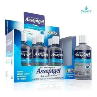 Imagem de Álcool Em Gel Líquido Frasco 52g Proteção Diária 12uni - Start Quimica