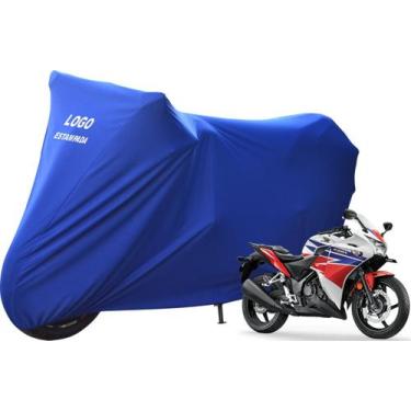 Imagem de Capa De Tecido Para Cobrir Moto Honda CBR 250R Sob Medidas - Mz, Azul