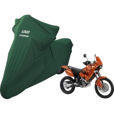 Imagem de Capa De Tecido Helanca Lycra Moto KTM  Adventure R 640 - Mz, Verde