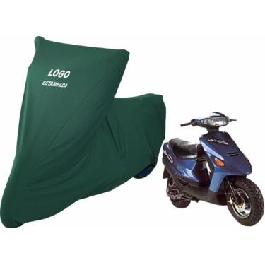 Imagem de Capa Protetora De Cobrir Moto Agrale Force City Com Logo - Mz, Verde