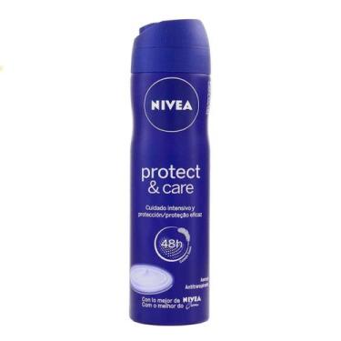 Imagem de Desodorante Feminino Aerosol Protect e Care 150ml - Nivea