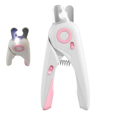 Imagem de Cortador de Unha Pet Cao Gato Cachorro Lanterna Led Lixa de Unha Resistente Eficiente Confortavel Seguro