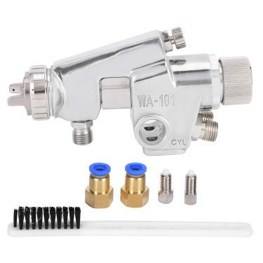 Imagem de Pulverizador de Tinta, Pulverizador Pneumático de Liga de Zinco de Alta Atomização, Máquina Automática de Pintura Com Pistola de Pintura para Móveis, Armários, Cercas, Portas