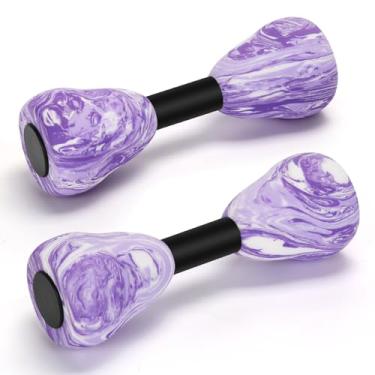 Imagem de Halteres aquáticos de camuflagem, 2 peças de pesos de água de espuma para exercícios aeróbicos, equipamentos de ginástica, treinamento de natação de resistência à piscina para