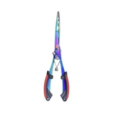 Imagem de Alicate Multifuncional de Pesca com Cortador de Linha em Aço Inoxidáve