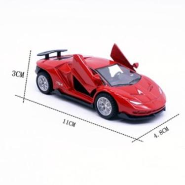 Imagem de Carrinho de Decoração Carro esporte brinquedo super porta de correr - 
