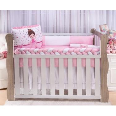 Imagem de Kit Berço Americano Estampa Sublimada 10 peças Enxoval Bebê - AVM Enxo