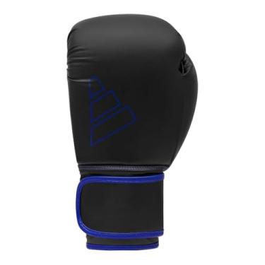 Imagem de adidas Boxing Gloves - Hybrid 80 - for Boxing, Kickboxing, MMA, Bag, Training & Fitness - Boxing Gloves for Men & Women - Weight (12 oz, Black/Blue)