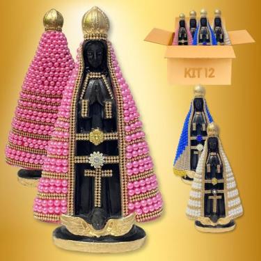 Imagem de Imagem Nossa Senhora Aparecida Grande Kit 12 Atacado Perola - Europio,