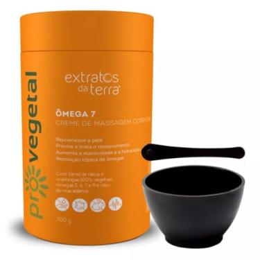 Imagem de Creme Massagem Nutritivo Ômega 7 Pro Vegetal + cubeta + espatula