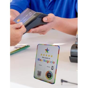 Imagem de Smart Tag NFC QRCode Avaliação Google, Redes Sociais e Pix sem Taxa - 
