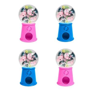 Imagem de Kit 4 Mini Pote Borracha Baleiro Fundo Do Mar 12 Unidades  - Leo&Leo