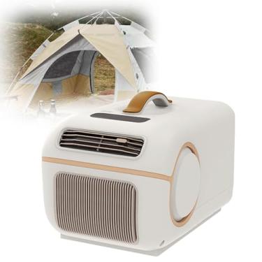 Imagem de Mini ar condicionado portátil de 5460 BTU, modo duplo de resfriamento/aquecimento, desumidificador integrado, alto-falante Bluetooth, unidade de ar condicionado de baixa potência de 0,65 HP