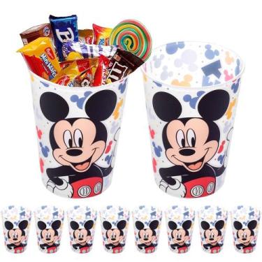 Imagem de Kit 10 Copo Mickey para Festa infantil e Aniversário 320ml - Plasútil