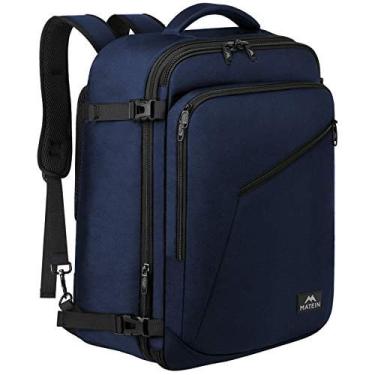 Imagem de Mochila Weekender, mochila de viagem durável de grande capacidade com alça para roupas, mochila de mão de negócios expansível aprovada para voos para