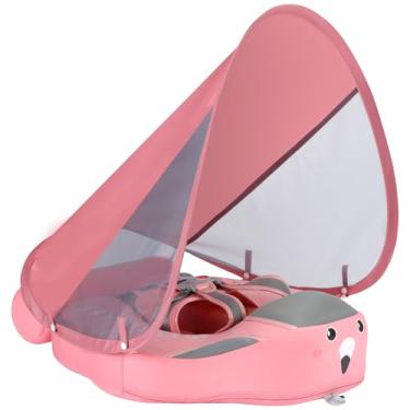 Imagem de Flutuador de natação Mambobaby não inflável, flutuador de água sólida, espuma de pérola, flutuador de água sólida, treinador de natação infantil, flutuador de piscina com dossel de sol