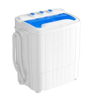 Imagem de Máquina de Lavar Roupa Portátil INTERGREAT Twin Tub 7,26kg - Azul