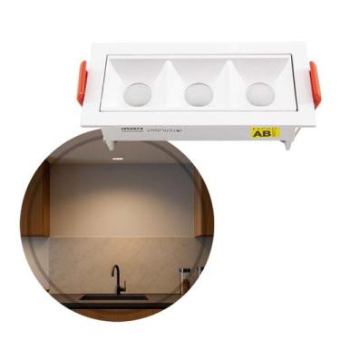 Imagem de Spot LED Embutir Picco 7W 2700K IRC90 Branco 4992 ST3228 - Interlight