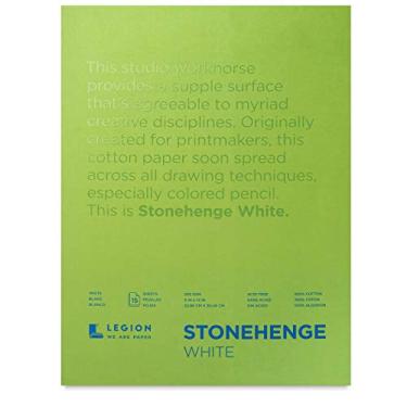 Imagem de Yupo Paper Bloco Legion Stonehenge, 22,8 x 30,5 cm, 15 folhas, Multi, L21-STP250WH912