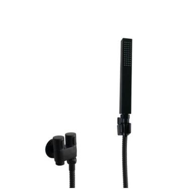 Imagem de Ducha Higienica ABS Preto com Registro 1.4 Volta c Derivação - AMG Met