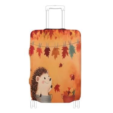 Imagem de Joisal Capa protetora de bagagem de paisagem de desenho animado compatível com capa protetora de mala de 45 a 81 cm aprovada pela Tsa, acessórios de bagagem resistentes a arranhões para viagens, Lindo