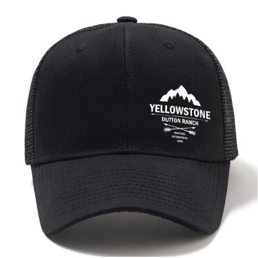 Imagem de Boné De Beisebol Masculino Da Fazenda Dutton De Yellowstone Preto