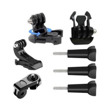 Imagem de Suportes Adesivos Para Câmeras De Ação GoPro Insta 360 X5 X4 SJCAM DJI