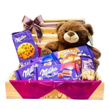 Imagem de Cesta Milka Amor - Cestas Lara