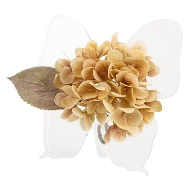 Imagem de Framendino, Vaso de borboleta de acrílico transparente com moldura decorativa decoração minimalista para estante de livros