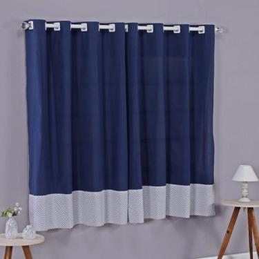 Imagem de Cortina Baby 2 Metros Quarto de Bebê Infantil Menino Menina Varão Simp