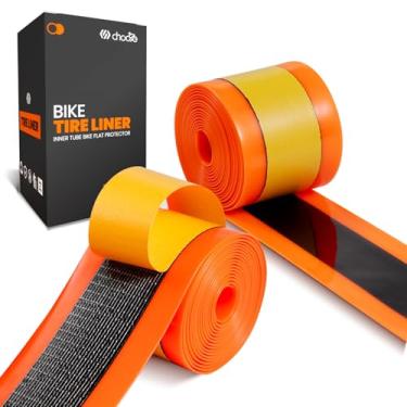 Imagem de Forro de pneu de bicicleta CNC, forro de pneu à prova de perfuração de mountain bike (largura 54 mm), protetor plano de tubo interno de bicicleta - autoadesivo compatível com pneus MTB 16/20/24/26