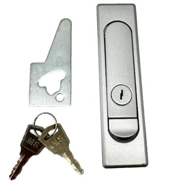 Imagem de Fechadura de porta de armário de liga de zinco fechadura elétrica de porta de armário fechadura lateral