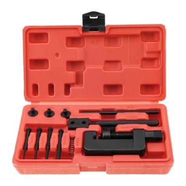 Imagem de Windance 13 peças ferramentas de disjuntor de corrente de aço cromo vanádio cortador de remoção de corrente kit de rebitador, #35 420 428 520 525 528 530 630 ferramenta de reparo para motocicleta ATV