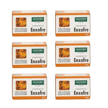 Imagem de Sabonete Barra Granado Enxofre 90g Kit 6 Unidades - Phebo
