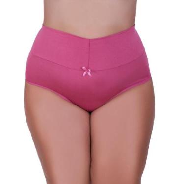 Imagem de Calcinha Plus Size Cintura Alta Tanga Grande Cós Alto 50 ao 56 - c11 T
