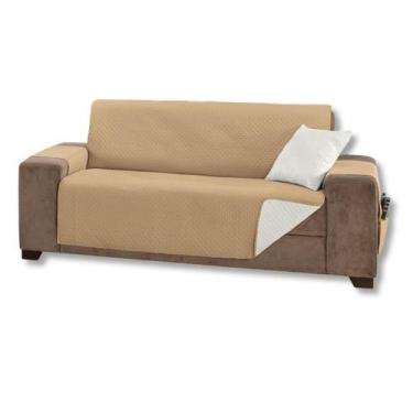 Imagem de Capa Protetora De Sofá King 3 Lugares Impermeável Dupla Face - Mr Enxo
