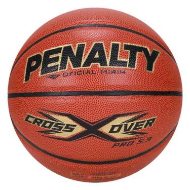 Imagem de Bola de Basquete Penalty Crossover Pro 5.9, Laranja, Preto, Único